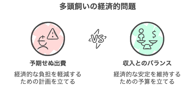 多頭飼いの経済的問題