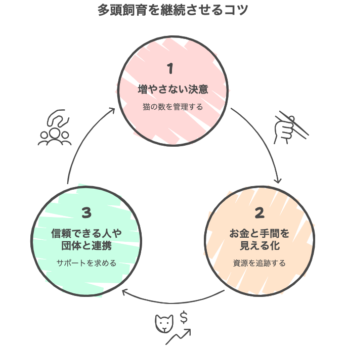 多頭飼育を継続させるコツ
