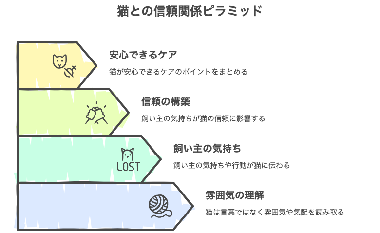 猫との信頼関係ピラミッド