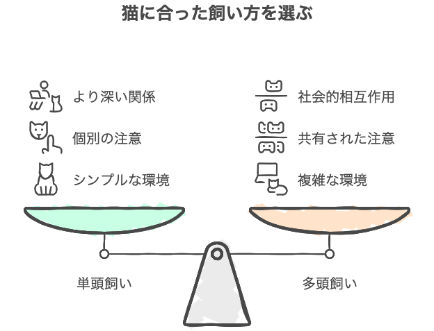 猫に合った飼い方を選ぶ