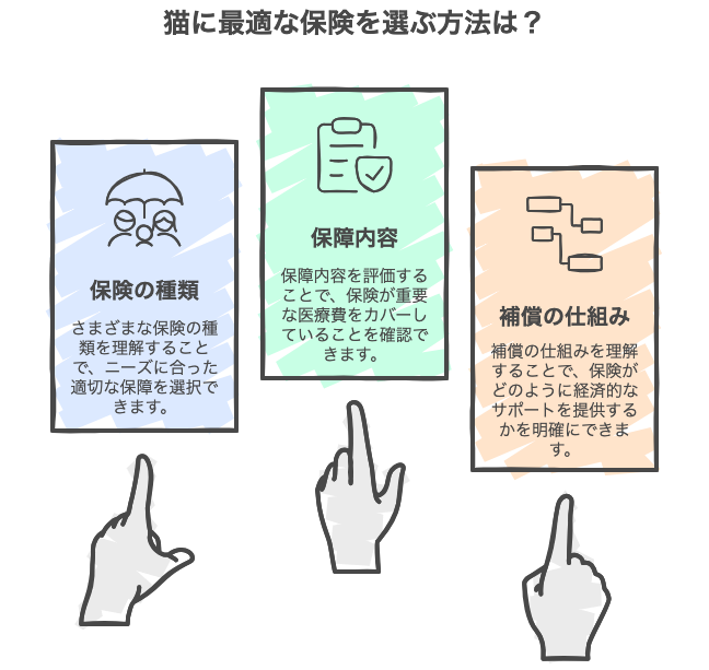 猫に最適な保険を選ぶ方法は？