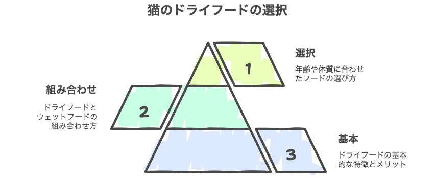 猫のドライフードの選択