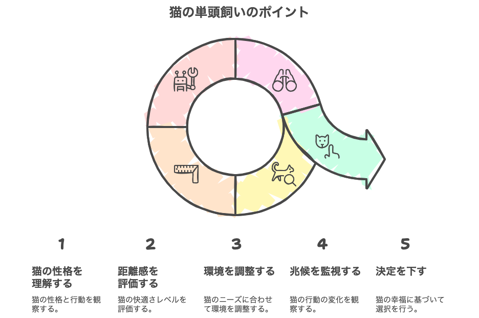 猫の単頭飼いのポイント