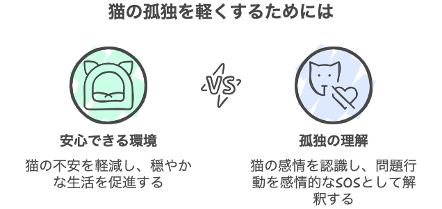 猫の孤独を軽くするためには
