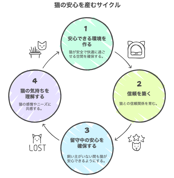 猫の安心を産むサイクル