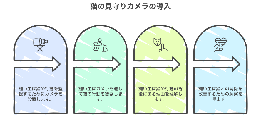 猫の見守りカメラの導入