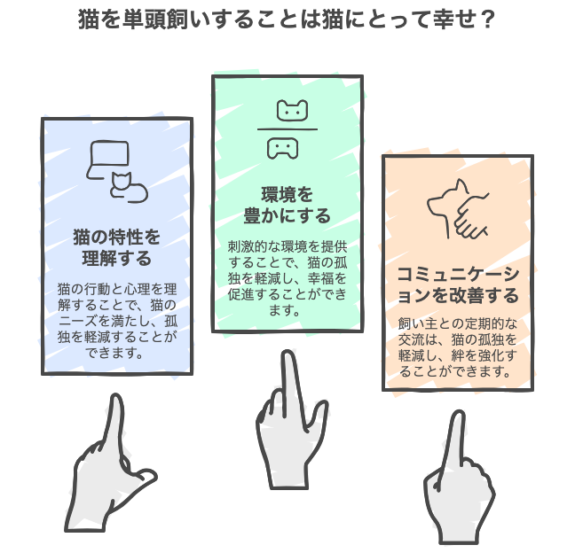 猫を単頭飼いすることは猫にとって幸せ？