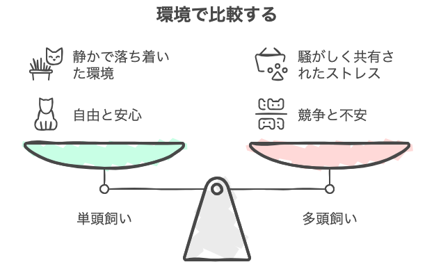 環境で比較する