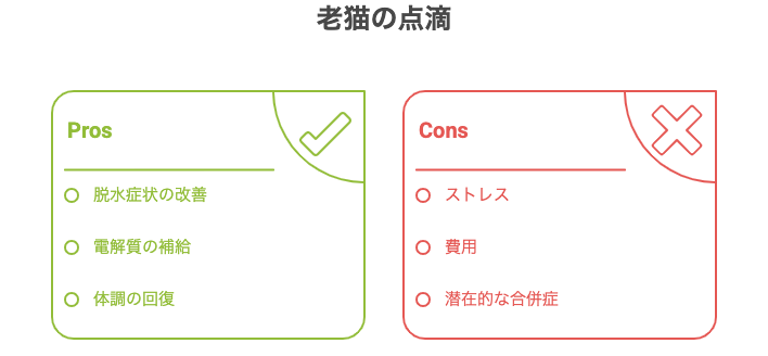 老猫の点滴