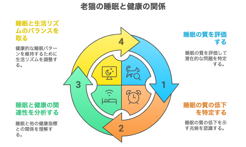 老猫の睡眠と健康の関係